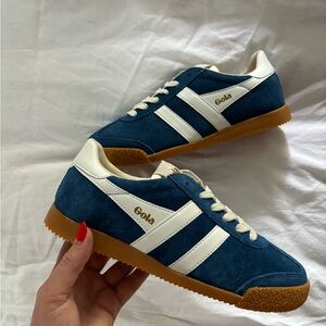 Gola Elan sneakers in blue. Size US7. ONLY WORN ONCE. Super comfy. SOLD OUT!
